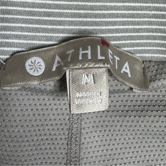 Athleta Modern Metro Striped Gray/White Women's Skort Size M - Picture 10 of 13